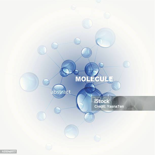 Molécules Fond Bleu Brillant Vecteurs libres de droits et plus d'images vectorielles de Codage et codification - Codage et codification, Eau, Style de vie