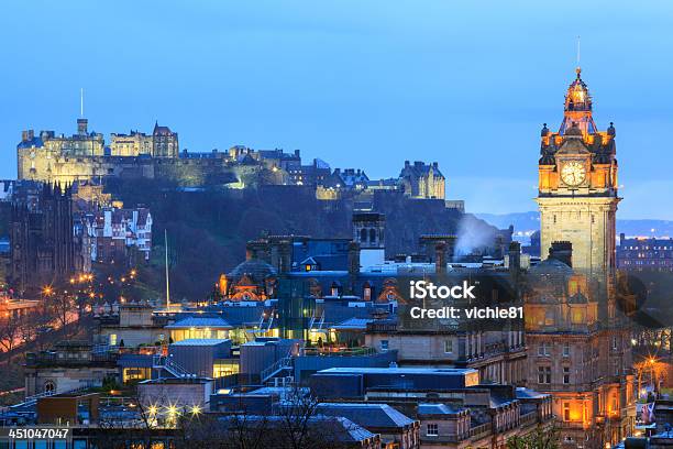 Edinburgh Cityscape Stock Photo - Download Image Now - Architecture, Building Exterior, Built Structure