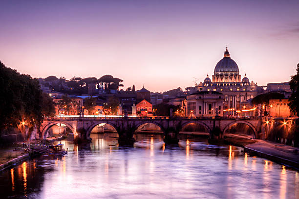 istock St. Peter's cathedral at sundown, Rome 451049301