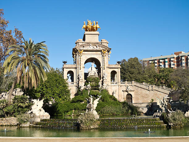 istock The park's fountain. Barcelona, Spain. 451050197
