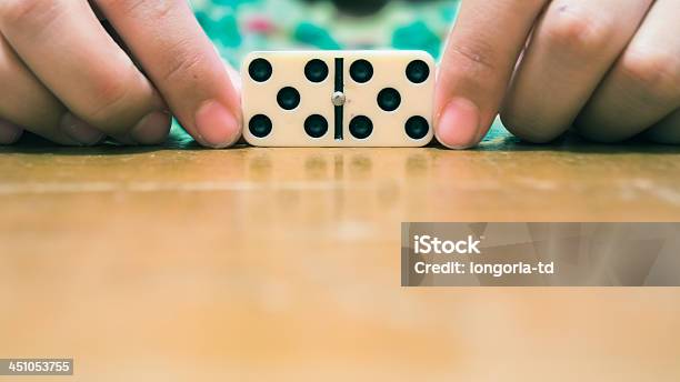 Domino Stock Photo - Download Image Now - Brown, Close-up, Color Image