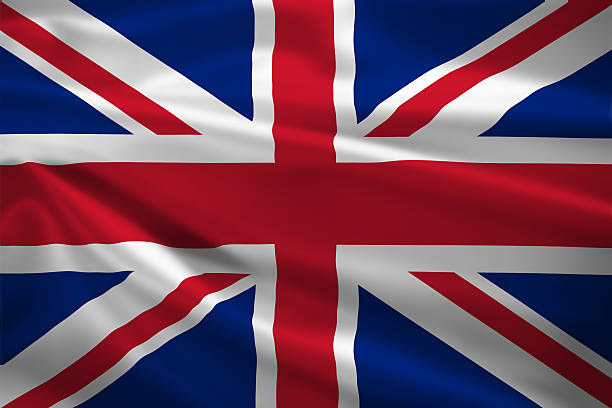 istock United Kingdom flag blowing in the wind 451054033