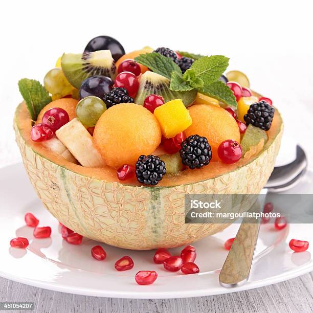 Fruit Salad Stock Photo - Download Image Now - Banana, Berry Fruit, Blackberry - Fruit