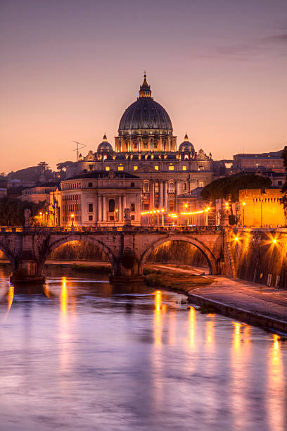 istock St. Peter's cathedral at sundown, Rome 451056887