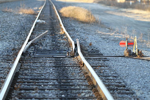 open track derail railroad track derail derail stock pictures, royalty-free photos & images