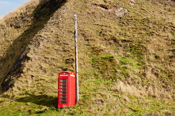 istock Telephone box in rural location. 451061117