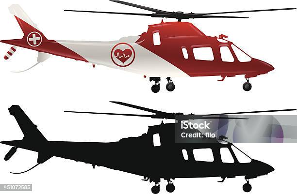 Emergency Medical Helicopter Stock Illustration - Download Image Now - Helicopter, Emergency Medicine, Healthcare And Medicine