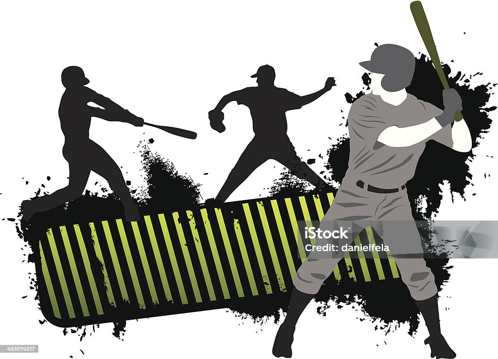 Bannière de Baseball - clipart vectoriel de Adulte libre de droits