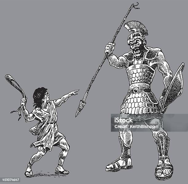 Vetores de David E Goliathbíblia História e mais imagens de David - Figura bíblica - David - Figura bíblica, Golias - Figura bíblica, Bíblia