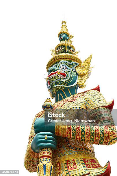 Thai Statua Di Protezione - Fotografie stock e altre immagini di Arte - Arte, Arti e mestieri, Artigianato