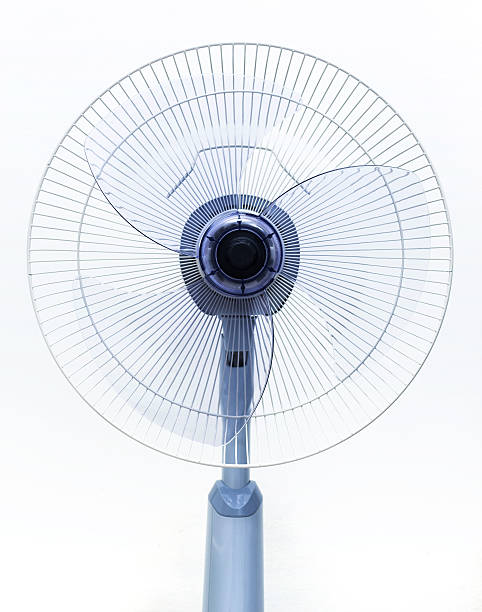 istock Electric fan on white background 451076427