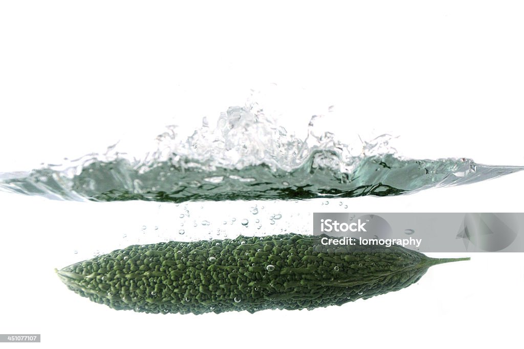 Calabacín splash - Foto de stock de Agua libre de derechos