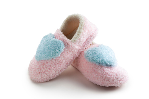 A pair of winter slippers.