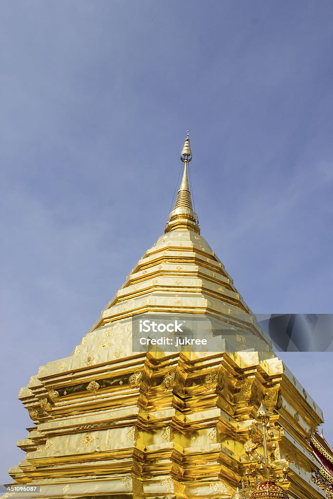 Templo de Doi suthep em chaing mai Tailândia - Royalty-free Ao Ar Livre Foto de stock