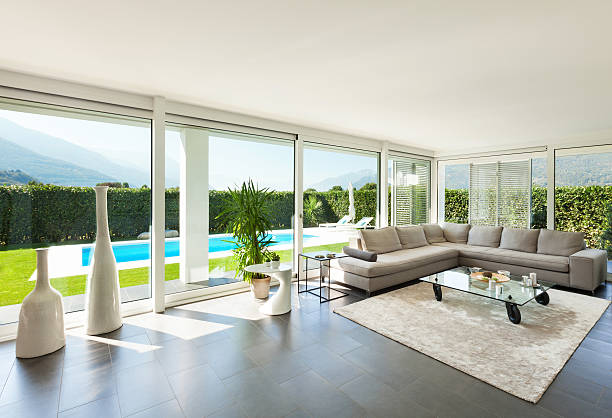 istock Living room interior in modern villa 451097435
