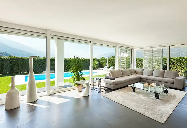 Photo of Living room interior in modern villa