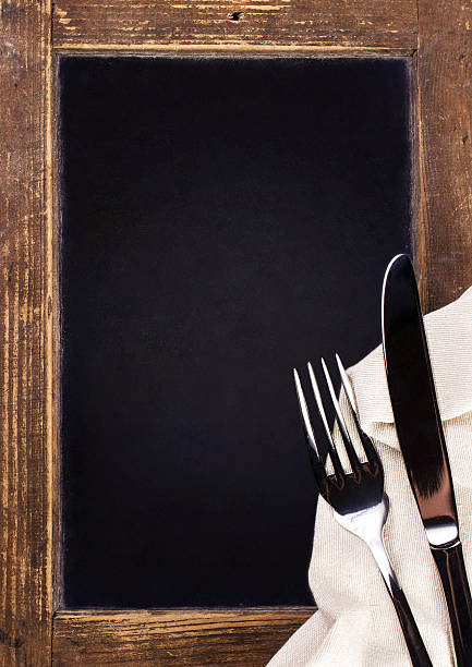 istock Vintage blackboard with wooden frame 451098195