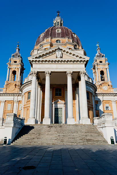 istock Basilica di Superga frontal view, Turin, Italy 451142719