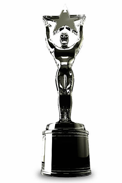 istock Holding A glass star Award 451152855