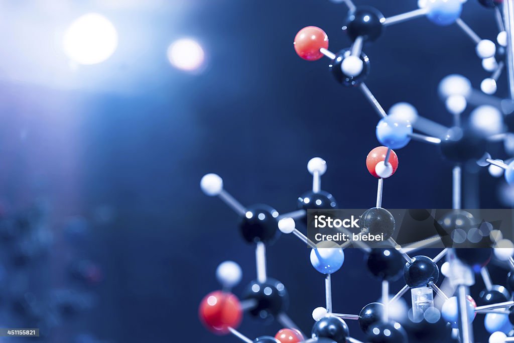 Modelo de estructura Molecular - Foto de stock de Experimento científico libre de derechos