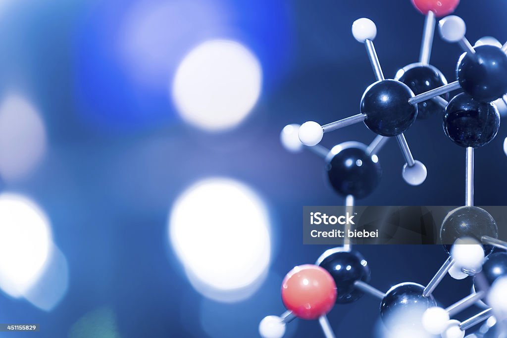 Modelo de Estrutura Molecular - Royalty-free Computação Gráfica Foto de stock