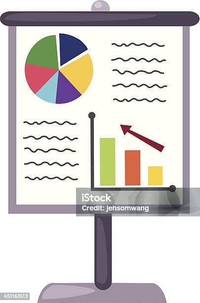 Business Charts Stock Illustration - Download Image Now - Arrow - Bow and Arrow, Business, Calculating