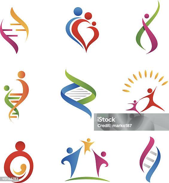 Family Relationship Icon Stock Illustration - Download Image Now - DNA, People, Origins