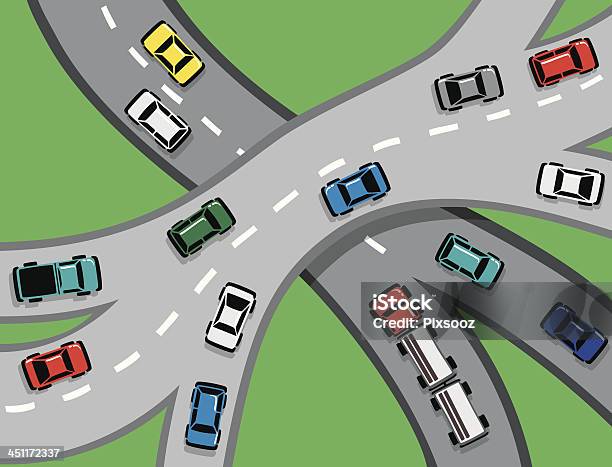 자동차 및 트럭 트래픽 고속도로 통근자에 대한 스톡 벡터 아트 및 기타 이미지 - 통근자, 트럭, 0명
