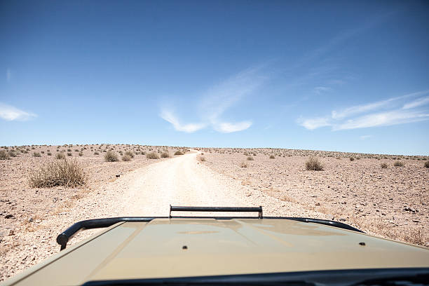 genérico escena del desierto vistas desde 4 x 4 - richtersveld national park fotografías e imágenes de stock