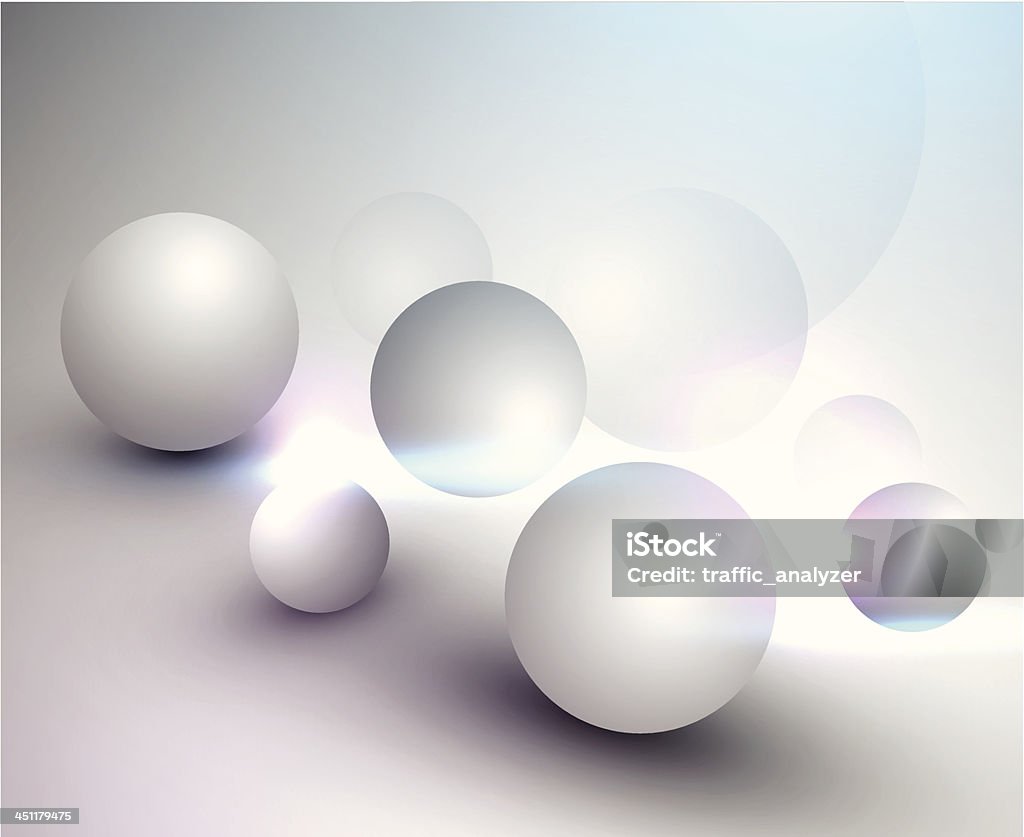 Abstracto brillante esferas - arte vectorial de Abstracto libre de derechos