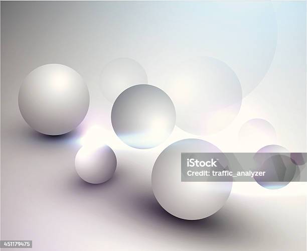 Tło Błyszczący Spheres - Stockowe grafiki wektorowe i więcej obrazów Abstrakcja - Abstrakcja, Abstrakcyjne tło, Biały