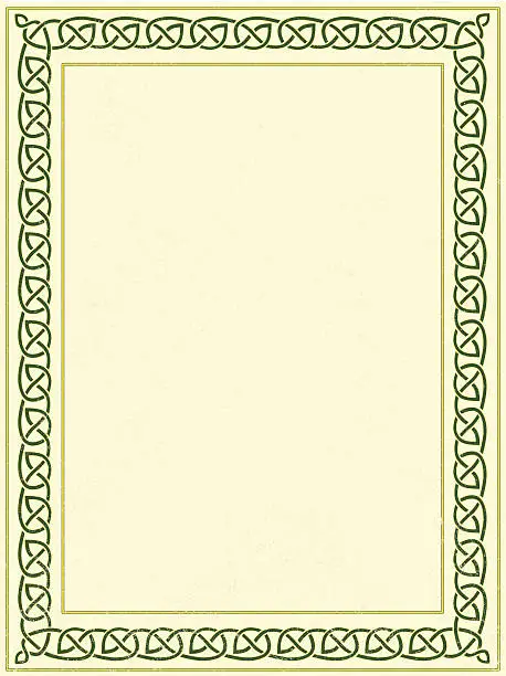 Vector illustration of celtic border