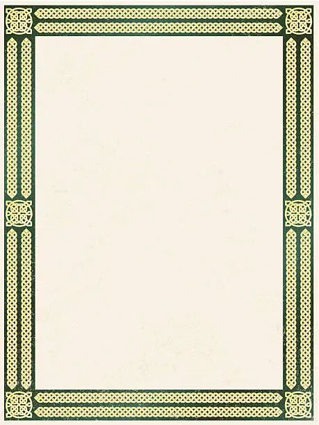 Vector illustration of celtic border