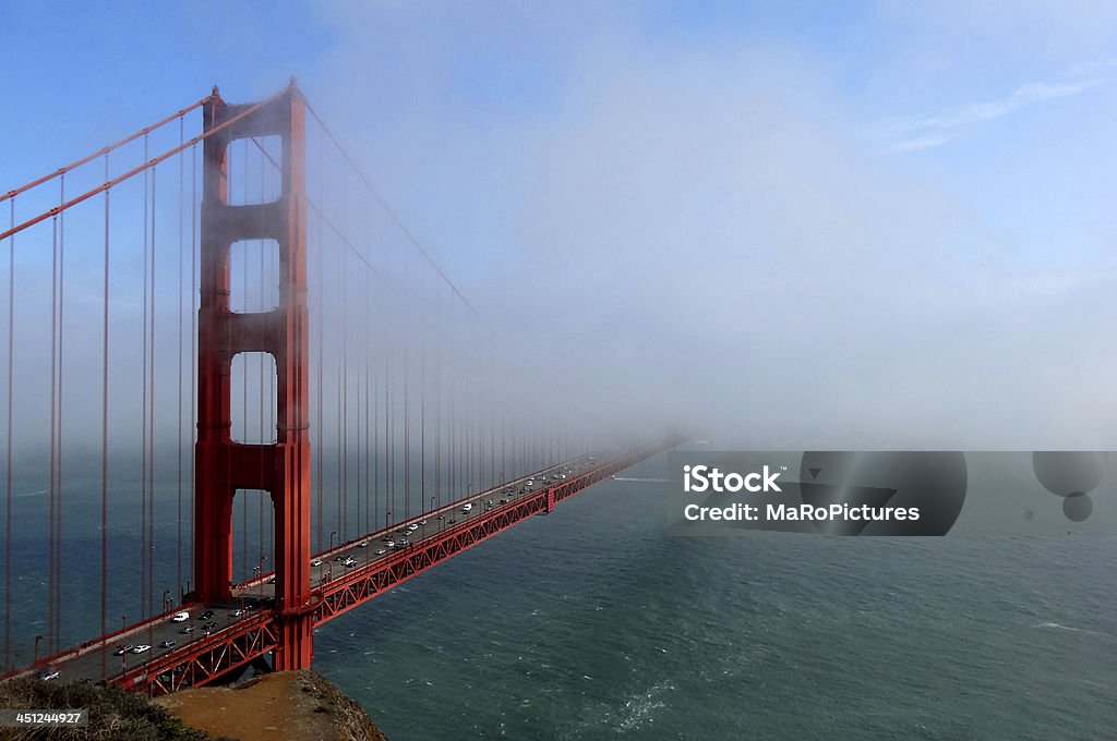 Una parte del Golden Gate Bridge - Foto stock royalty-free di Cancello