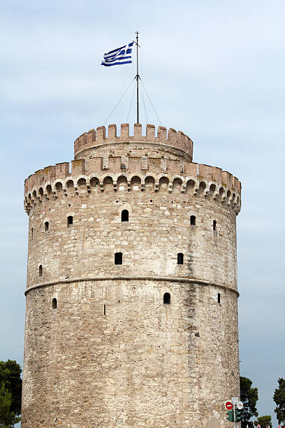 istock Thessaloniki famous landmark white tower 451245759