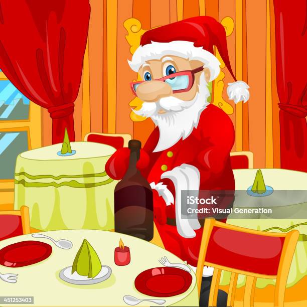 Babbo Natale - Immagini vettoriali stock e altre immagini di Babbo Natale - Babbo Natale, Banchetto, Buffet