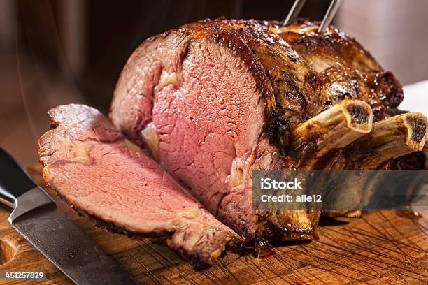Prime Rib Roast Stock Photo - Download Image Now - Roasted Prime Rib, Beef, Rib Eye Steak