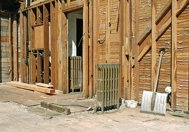 istock Old house with radiators being remodelled 451258419
