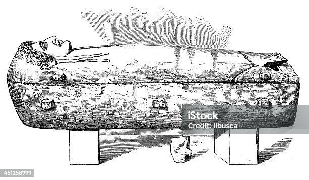 Antico Sarcofago Illustrazione Di Phoenician - Immagini vettoriali stock e altre immagini di Antico - Vecchio stile - Antico - Vecchio stile, Arte, Arti e mestieri