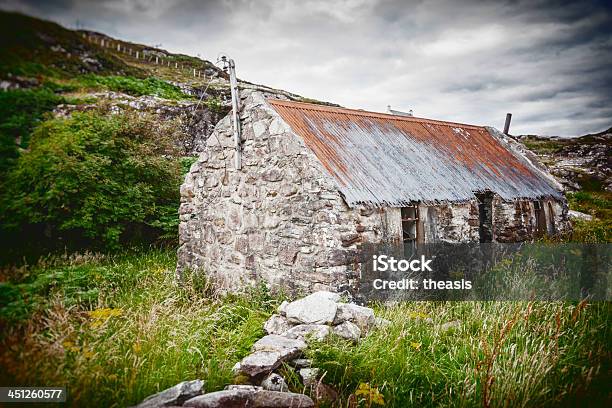 Abandoned Scottish Croft House Stock Photo - Download Image Now - Abandoned, House, Overgrown