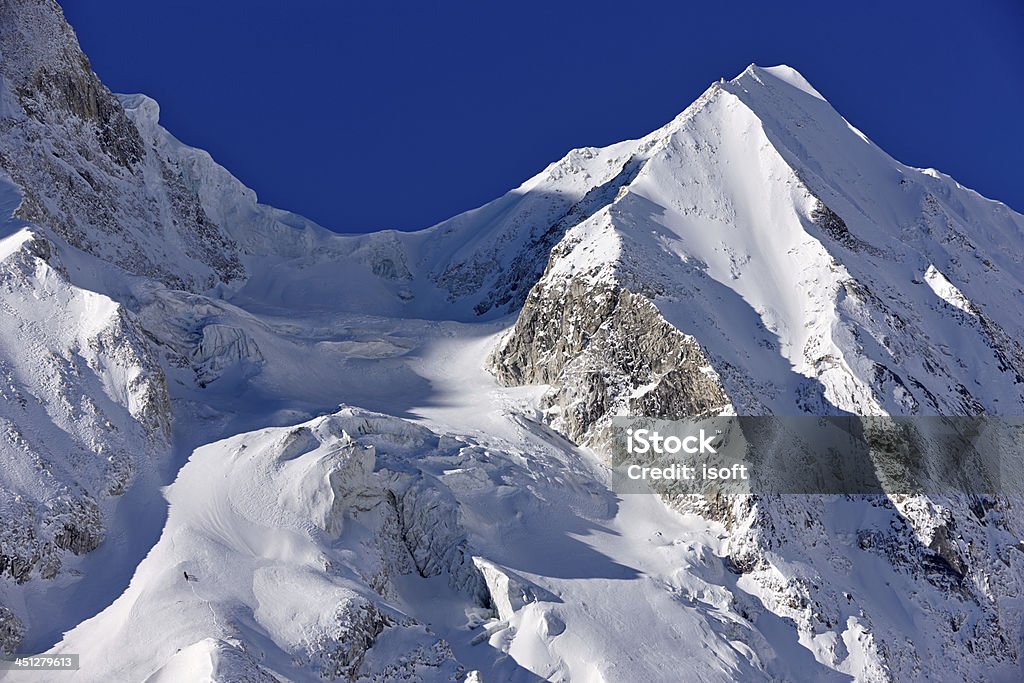 Manaslu. Everest-Schaltung. Nepal Motive. - Lizenzfrei Abenteuer Stock-Foto