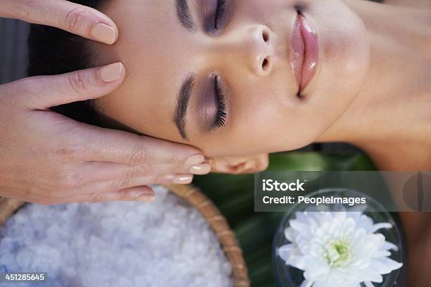 Refreshed Beauty Stock Photo - Download Image Now - Facial Massage, Women, 20-24 Years