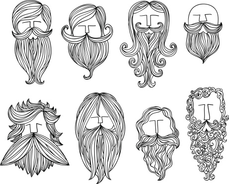 Free Beard Clipart in AI, SVG, EPS or PSD
