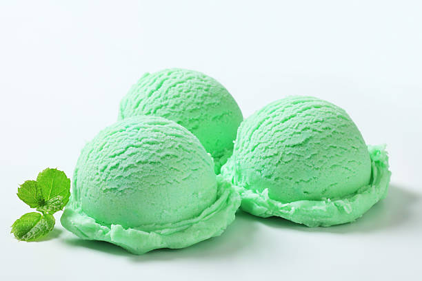 istock Scoops of green ice cream 451298661