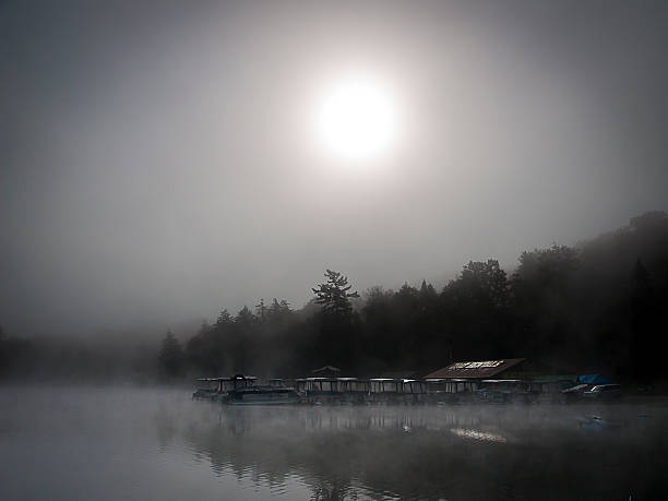 Boathouse stock photo