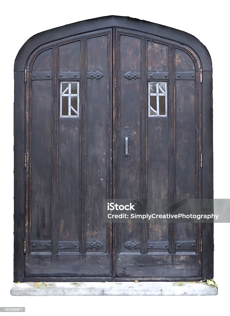 Old portas de entrada - Foto de stock de Antigo royalty-free