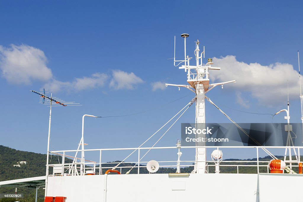 Les navires Antenne - Photo de Antenne individuelle libre de droits