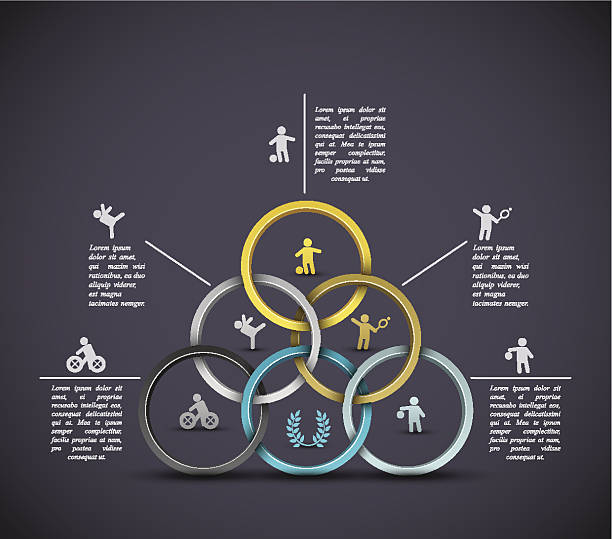 infografik sport hintergrund - internationales sportereignis stock-grafiken, -clipart, -cartoons und -symbole