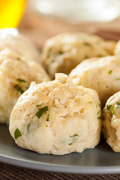 istock Homemade Matzo Balls with Parsley 451330077