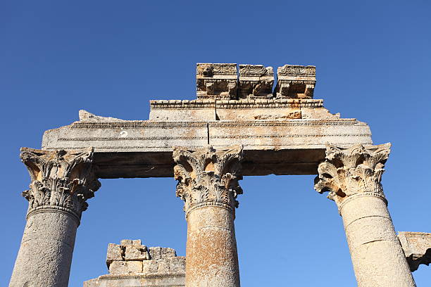 Zeus olbios temple The ancient city of Uzuncaburc/MERSİN/ TURKEY uzuncaburc stock pictures, royalty-free photos & images